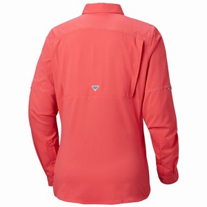 Columbia PFG Lo Drag™ Långärmad Tröja Dam LjusRosa (VMTBK7849)